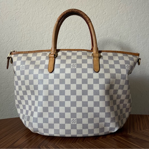 Louis Vuitton Damier Azur Riviera MM Zipper Handbag - Picture 2 of 16